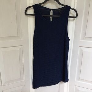 White House Black Market Navy Tank Top